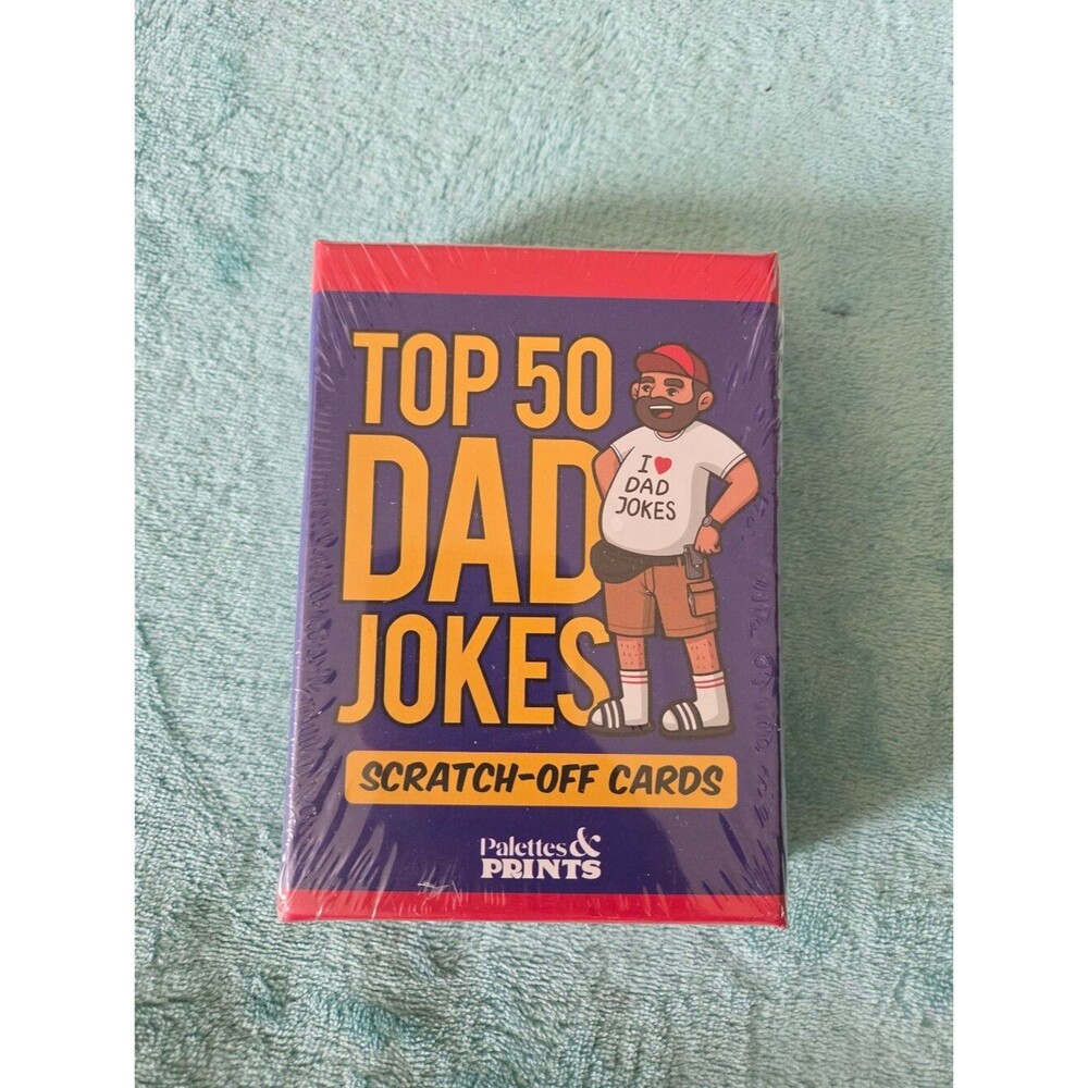 Top 50 Dad Jokes Scratch Off Cards Funny Perfect Gift For Dad Family Game Night